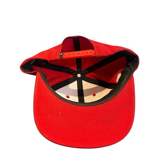 Y2K The Hundreds Los Angeles Script SnapBack Acrylic Wool - Red - Authentic - Picture 5 of 7
